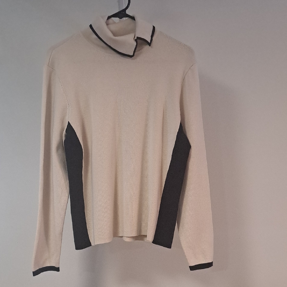 Jennifer Moore Cream Knit Sweater